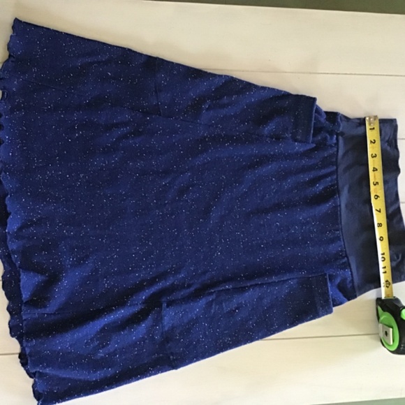 Rowan Grey Hemp Below Knee Passport Pocket Skirt XS NWOT - Picture 4 of 4